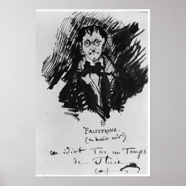 Palestrina in a Black Suit Poster (Front)