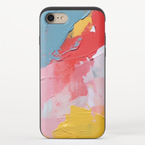 Palette of Imagination Colorful Brushstrokes iPhone 87 Slider Case