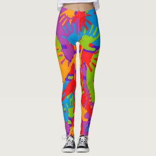 Chalk It Off - Handprint Leggings