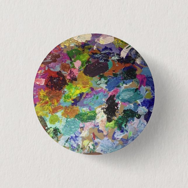Palette Pinback Button (Front)