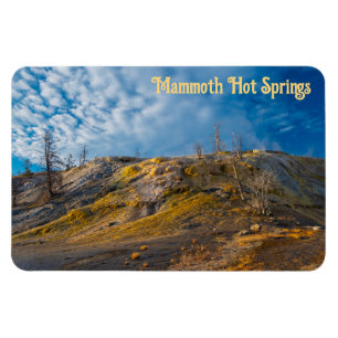 Palette Springs Sunrise Mammoth Hot Springs Magnet