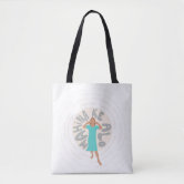 Turquoise ocean sandy beach photo custom monogram tote bag