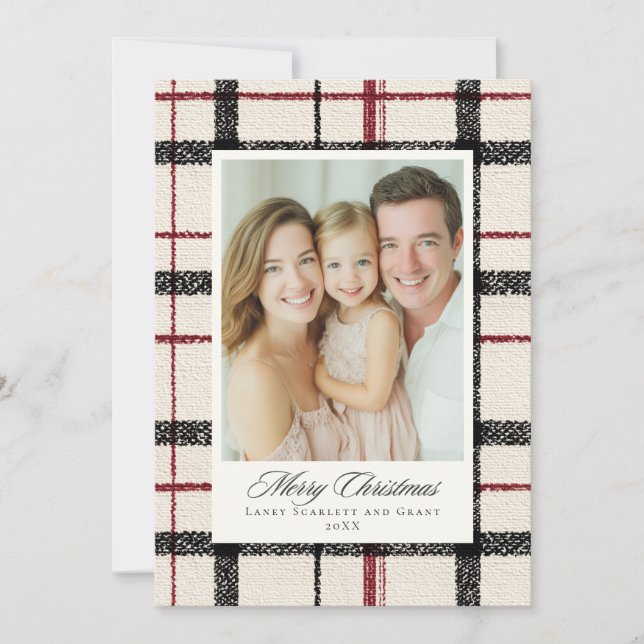 Palid Christmas classic Holiday Card (Front)
