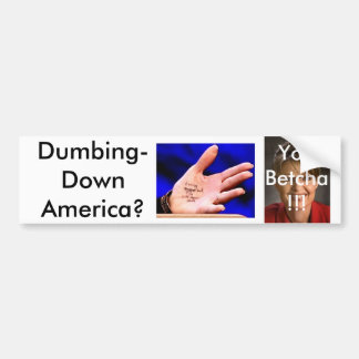 Palin3 Bumper Sticker
