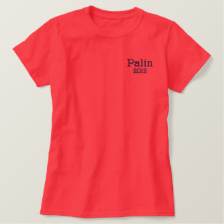 Palin, 2012 embroidered shirt
