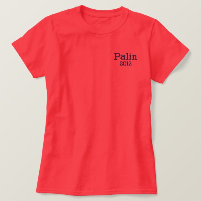 Palin, 2012 embroidered shirt (Design Front)