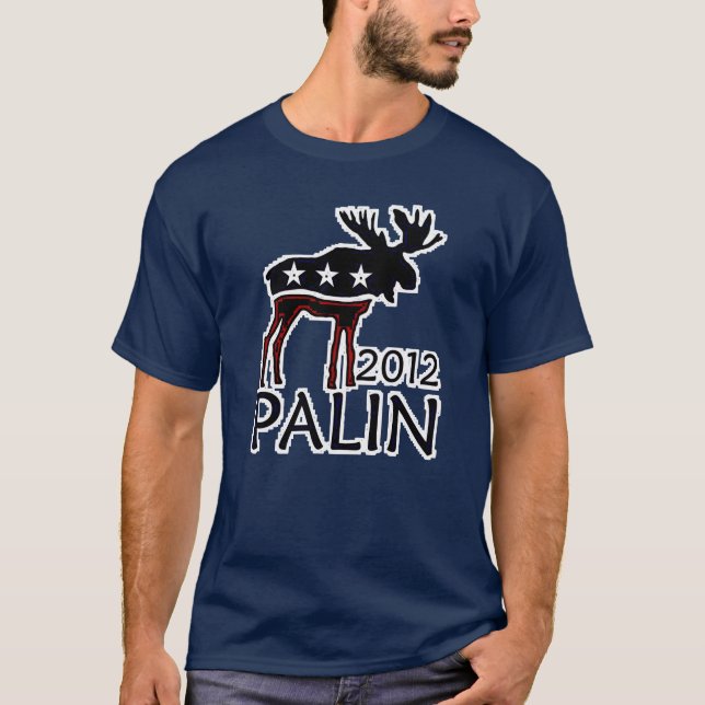 Palin 2012 Moose T-Shirt (Front)