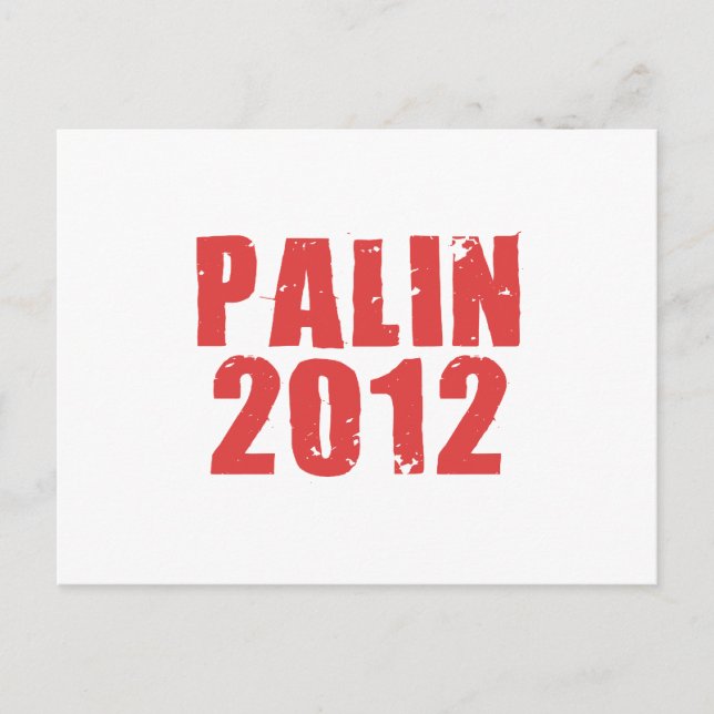 Palin 2012 Postcard (Front)