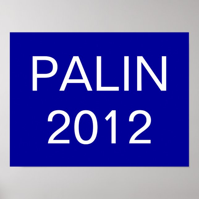 PALIN, 2012 POSTER (Front)