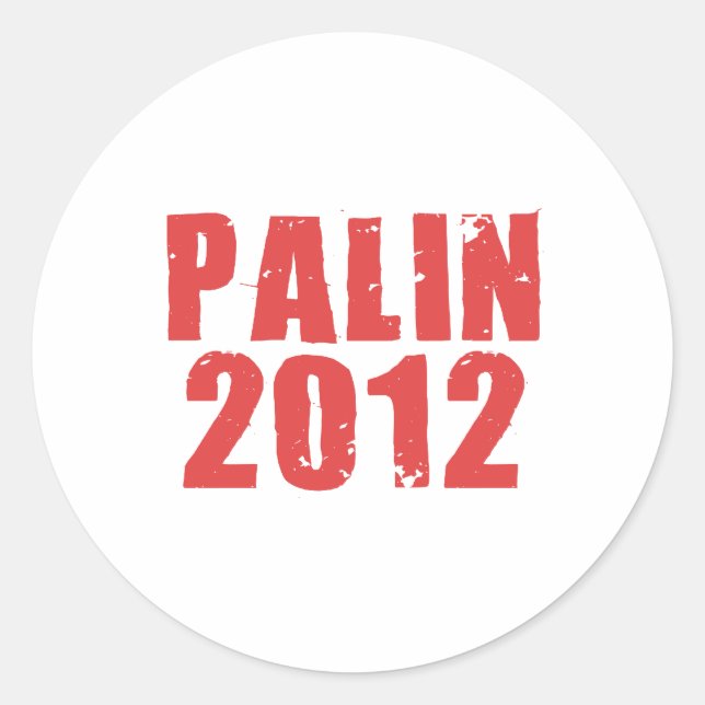 Palin 2012 Stickers (Front)