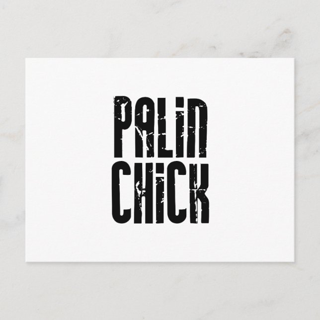 Palin Chick Postcard (Front)