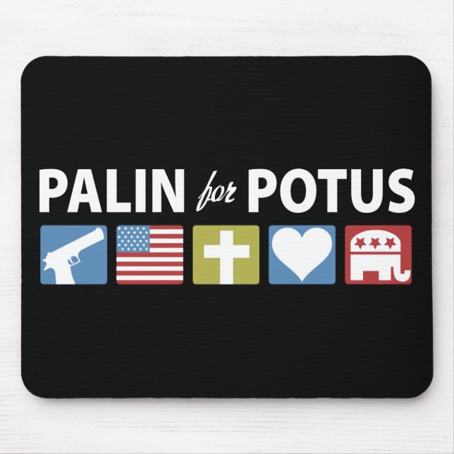 Palin for POTUS Mouse Pad (Front)