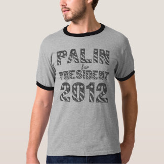 Palin for President 2012 Mens Ringer Shirt