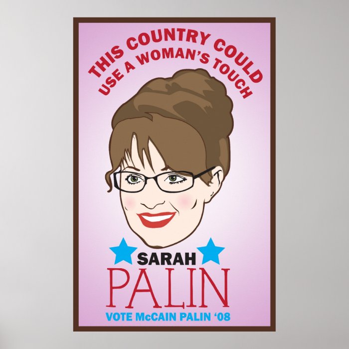 Palin, Woman's Touch Poster