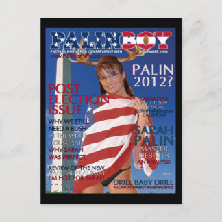 PALINBOY - Post Election Issue-Nov. 2008 Postcard