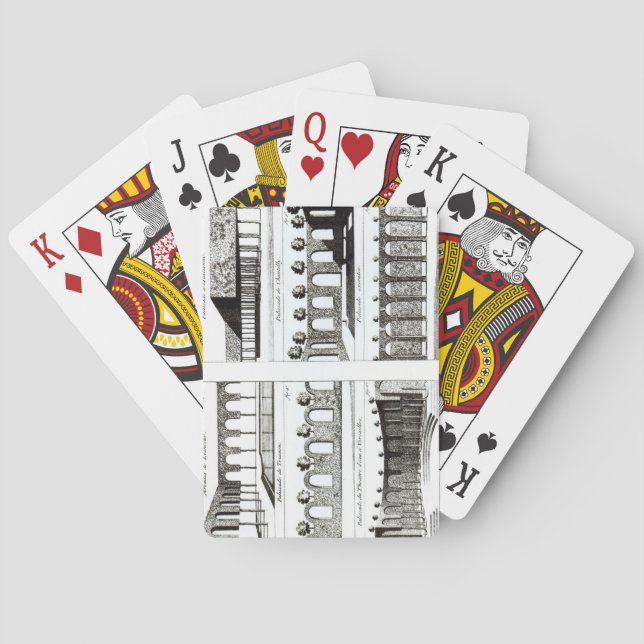 Palisade designs, from 'Theory and Practice of Gar Poker Cards (Back)
