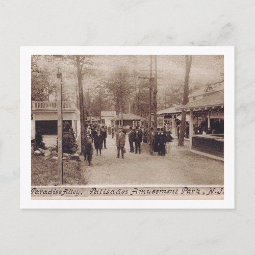 Palisades Amusement Park New Jersey 1909 Postcard