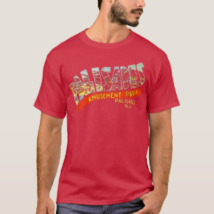 Palisades Amusement Park New Jersey Retro Vintage  T-Shirt