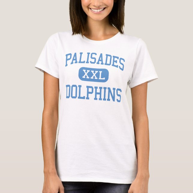 Palisades - Dolphins - Charter - Pacific Palisades T-Shirt (Front)