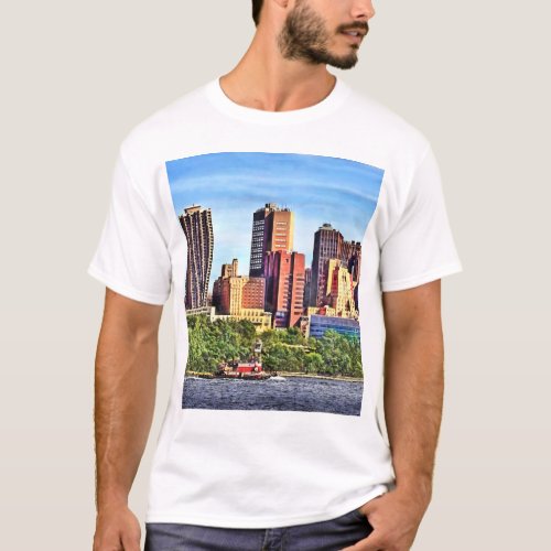 Palisades Interstate Park _ Tugboat on the Hudson T_Shirt