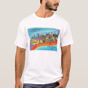 Palisades New Jersey NJ Vintage Travel Postcard- T-Shirt