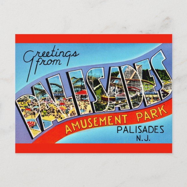 Palisades NJ Greetings Postcard (Front)
