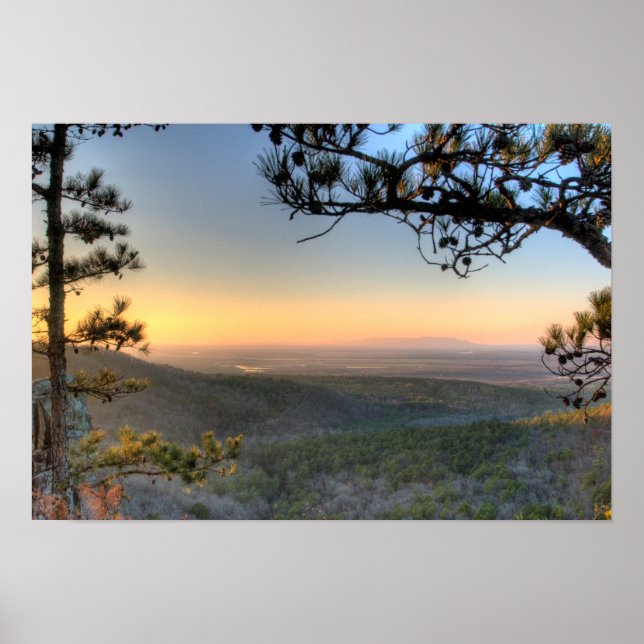 Palisades Overlook, Petit Jean state park Arkansas Poster (Front)