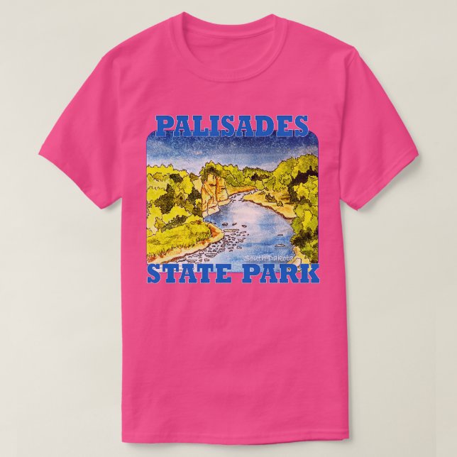 Palisades State Park South Dakota T-Shirt (Design Front)