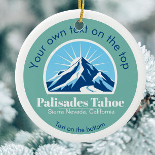 Palisades Tahoe Christmas Ornament – Blue Mountain