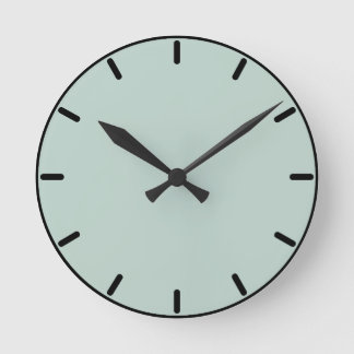 Palladian Blue Round Wall Clock