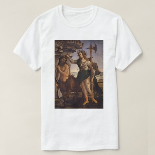 Pallas and the Centaur by Botticelli T_Shirt