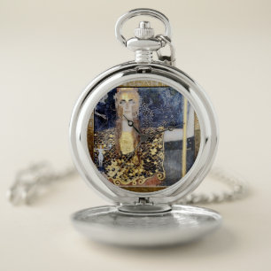 Pallas Athena by George & Gustav Klimt Pocket Watch