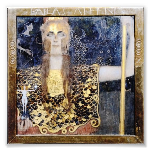 Pallas Athena by George Klimt  Gustav Klimt Photo Print