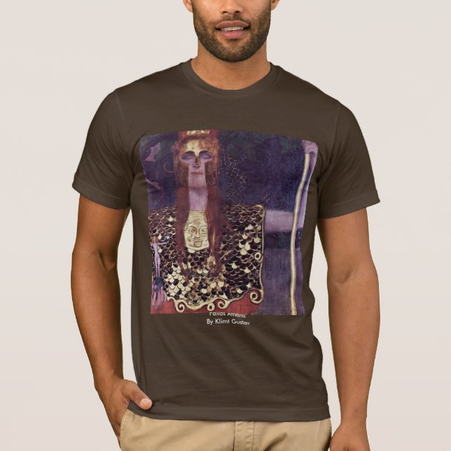 Pallas Athena By Klimt Gustav T-Shirt (Front)