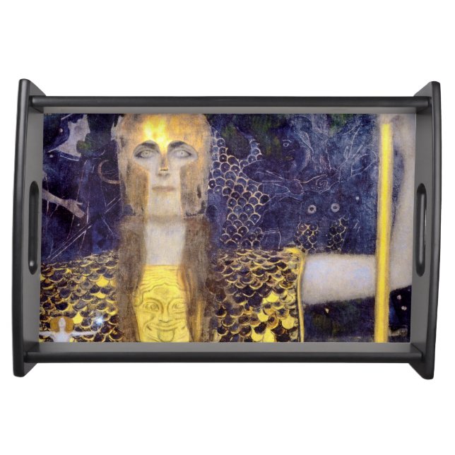 Pallas Athena, Gustav Klimt Serving Tray (Front)