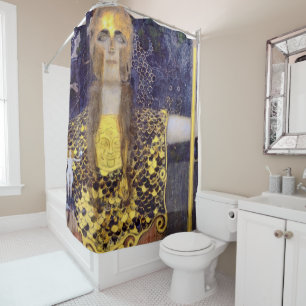 Pallas Athena, Gustav Klimt Shower Curtain