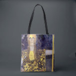 Pallas Athena, Gustav Klimt Tote Bag<br><div class="desc">Gustav Klimt (July 14, 1862 – February 6, 1918) was an Austrian symbolist painter and one of the most prominent members of the Vienna Secession movement. Klimt is noted for his paintings, murals, sketches, and other objets d'art. In addition to his figurative works, which include allegories and portraits, he painted...</div>