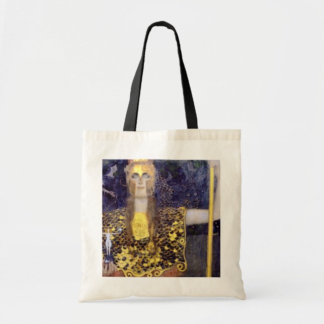 Pallas Athena, Gustav Klimt Tote Bag (Front)