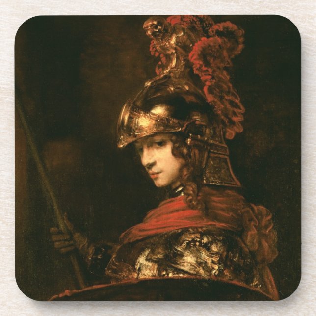 Pallas Athena or, Armoured Figure, 1664-65 Beverage Coaster (Front)