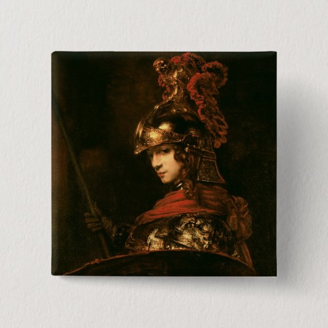 Pallas Athena or, Armoured Figure, 1664-65 Pinback Button (Front)