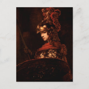 Pallas Athena or, Armoured Figure, 1664-65 Postcard