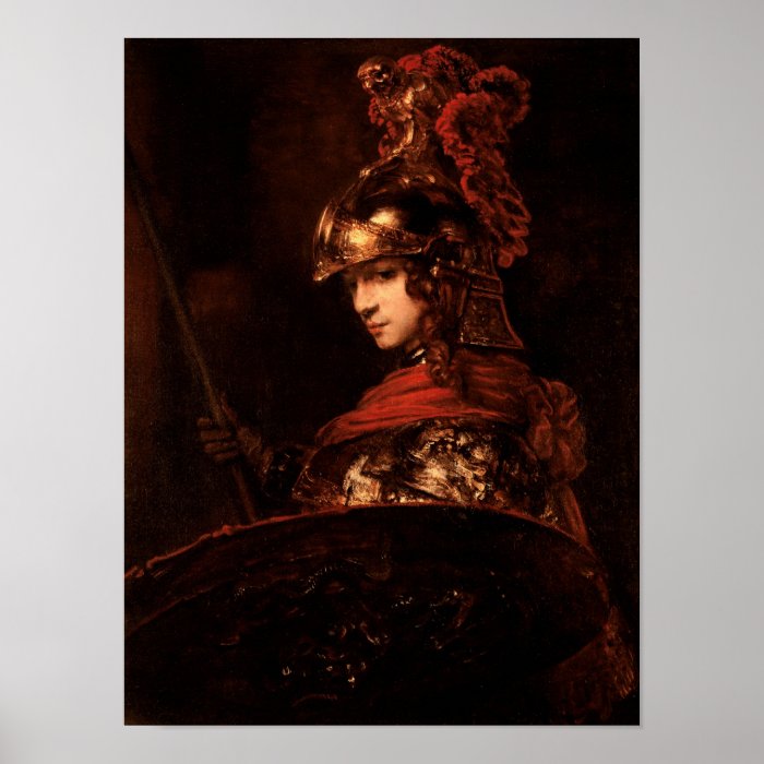 Pallas Athena or, Armoured Figure, 1664 65 Posters