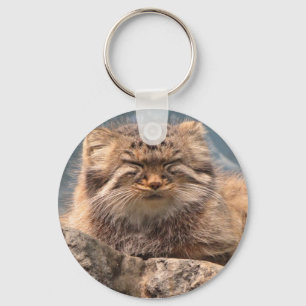 Pallas Cat Keychain