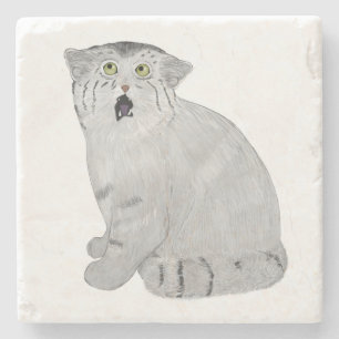 Pallas Cat Stone Coaster