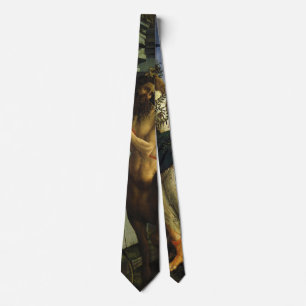 Pallas (Minerva) and Centaur by Sandro Botticelli Neck Tie