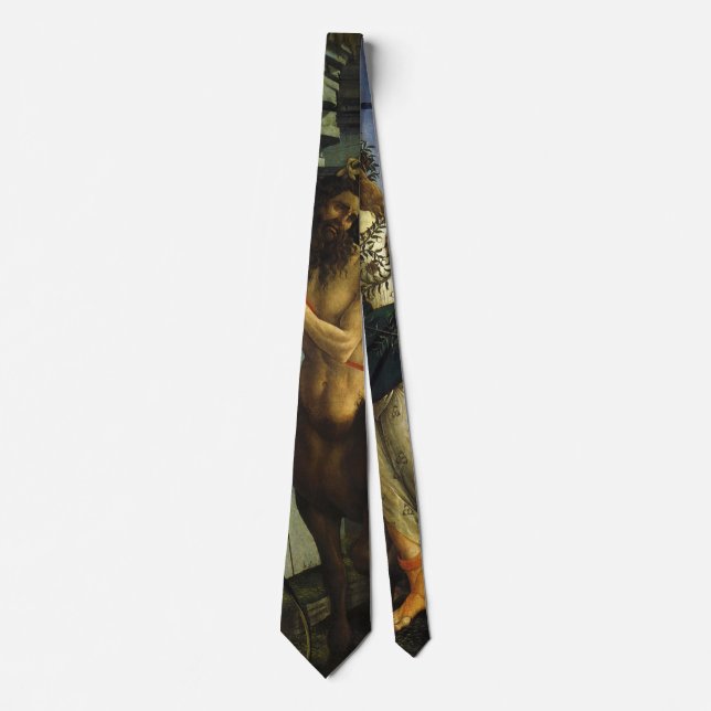 Pallas (Minerva) and Centaur by Sandro Botticelli Neck Tie (Front)