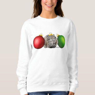 Pallas's cat holiday sweatshirt