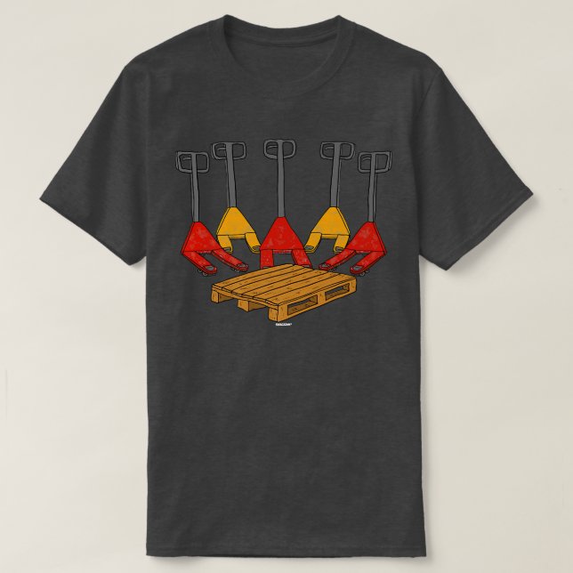 Pallet Jack Truck Pallet Bang Swagazon Associate  T-Shirt (Design Front)