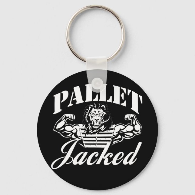 Pallet Jacked Keychain (Front)