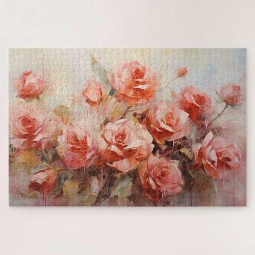 Pallet Knife Flowers Jigsaw Puzzle